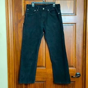 Levi Strauss & Co 505 Men’s size W34 L30 black jeans